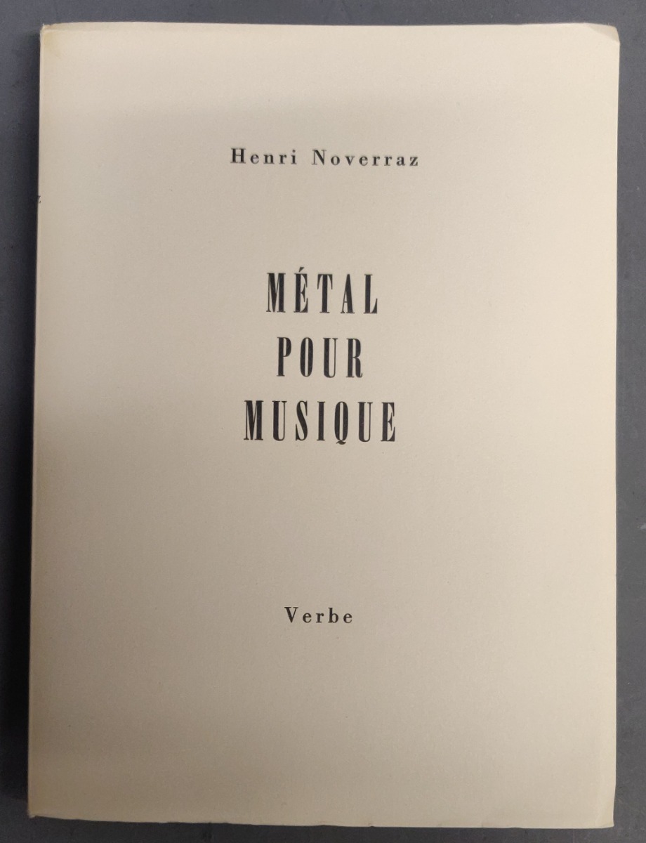 Noverraz, Henri / Gindrat, Henriette - Metal Pour Musique