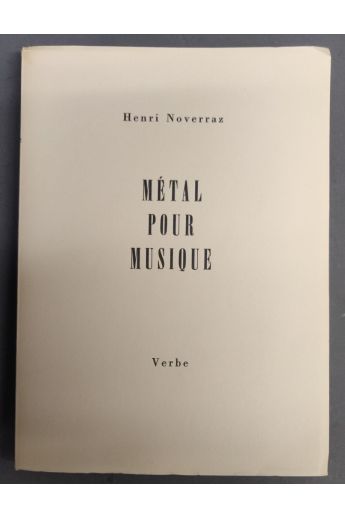 Henriette Gindrat / Henri Noverraz Metal pour musique 2625