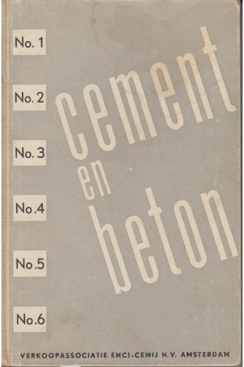 Ing. J.A. Zwolsman / Paul Schuitema Cement en beton no.1-6 587