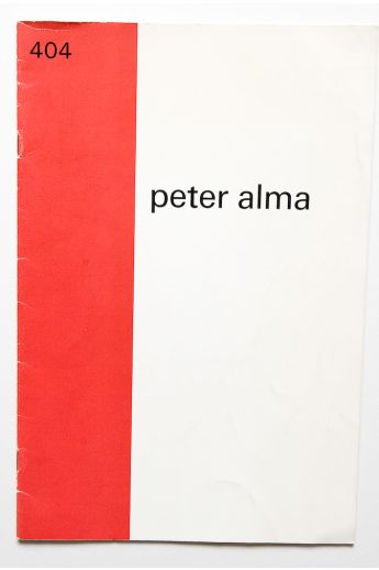 Peter Alma / Piet Zwart Peter Alma Stedelijk Museum catalogus SM404 401